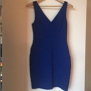 Express // Navy bandage dress